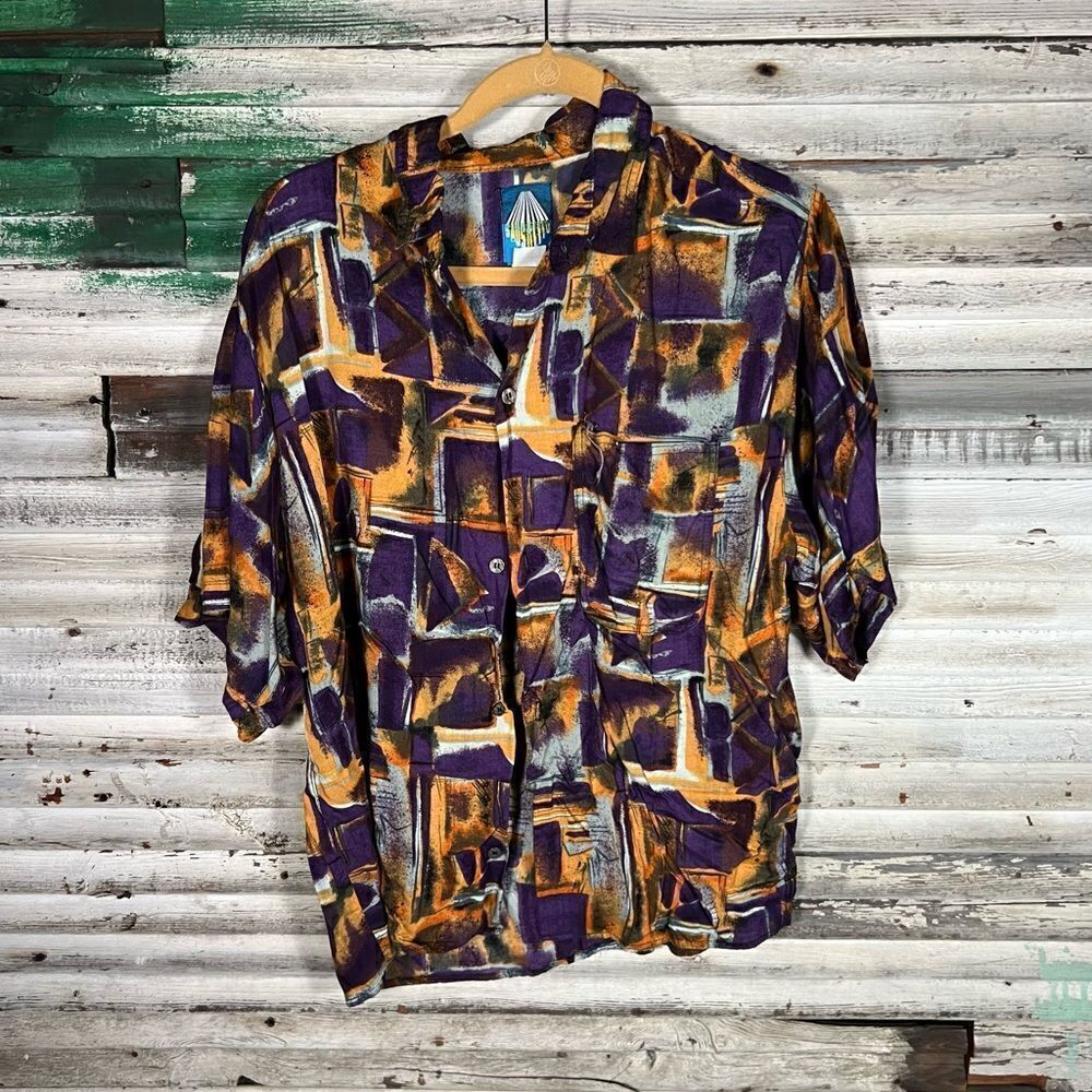 Vintage AOP Button Up Shirt